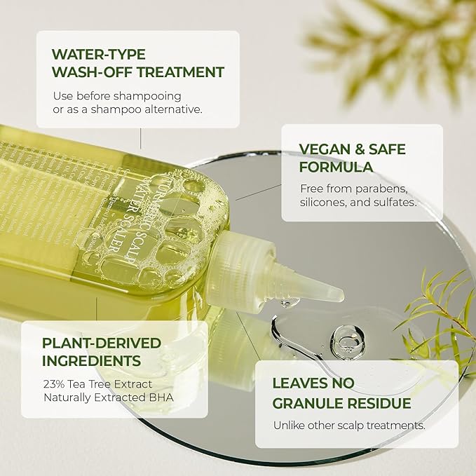 STEAMBASE Tea Tree Scalp Treatment | Purifies and Exfoliates Oily Scalp | Natural BHA & Tea Tree | Removes Odor & Buildup | Hypoallergenic Exfoliator, 8.42 fl oz