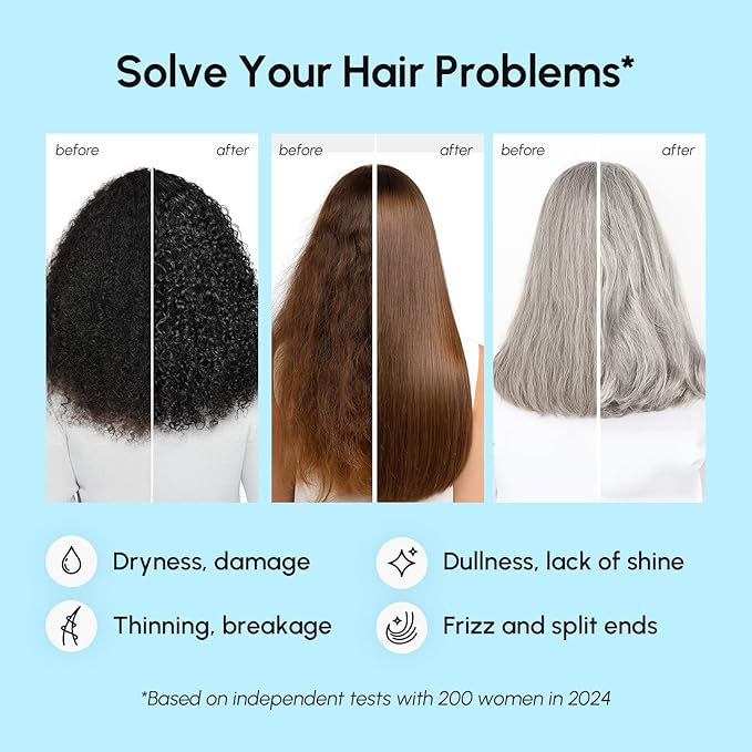 MAREE Deep Conditioning Hair Mask for Damaged Hair Treatment - Keratin Hair Care for Hydrating Growth Repair Moisturizing - Dry Curly Color Refreshing - Tratamiento Mascarilla Para el Cabello Seco