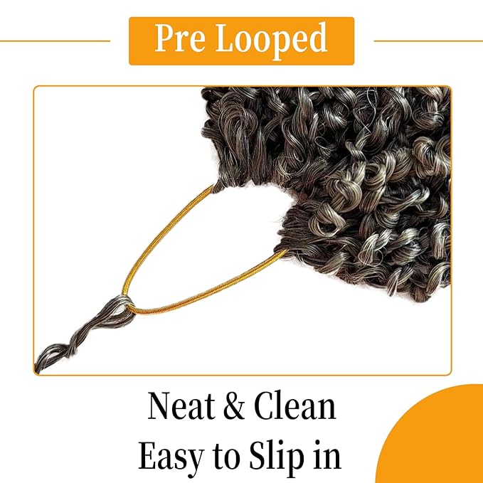 12 Inch Pre-Looped Yanky Twist Crochet Hair, 30 Strands/Pc, Mini Passion Twists, Senegalese Braiding Hair (T27, 8 Pcs/Pack)