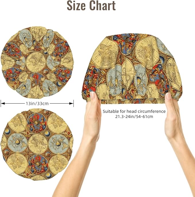 Silk Bonnet for Sleeping, Satin Hair Bonnets, Soft Elastic Band Silk Sleep Cap, Hair Wrap for Women