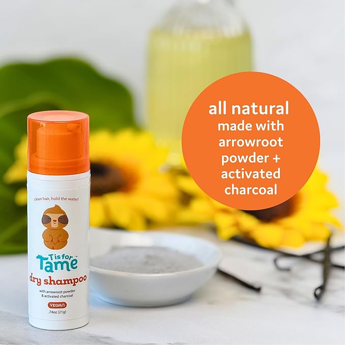 T is for Tame - Dry Shampoo for Babies & Kids, Sensory Friendly, Waterless Scalp and Hair Cleanser, Great for Adults Too, Non-aerosol