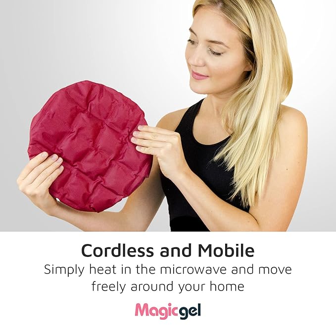 Magic Gel Premium Deep Conditioning Heat Cap. A Hot Head Cap to Hydrate, Moisturize and Condition. Thermal Cordless Hair Steamer for Damaged Hair (Natural Steam Treatment)