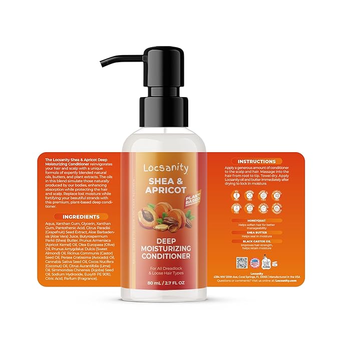 Locsanity Natural & Organic Loose Natural Sample Travel Kit, Gentle 2-in-1 Shampoo/Conditioner, Deep Moisturizing Conditioner, Hair Oil, Detangler Leave-in Conditioner, Smooth Liquid Edge Gel