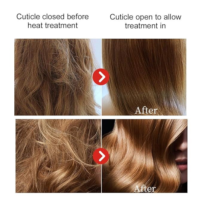 Cordless Deep Conditioning Heat Cap - Hair Styling and Treatment Steam Cap | Heat Therapy and Thermal Spa Hair Steamer Gel Cap - Black Universal