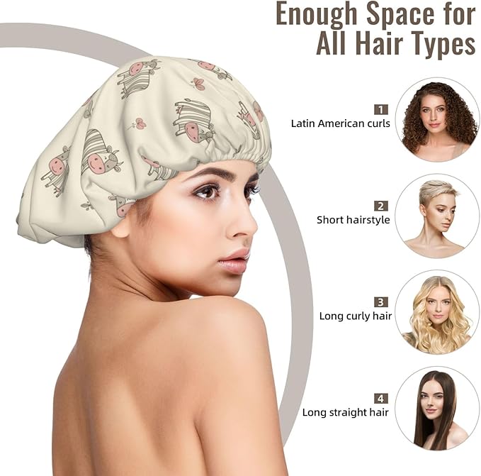 Silk Bonnet for Sleeping, Satin Hair Bonnets, Soft Elastic Band Silk Sleep Cap, Hair Wrap for Women