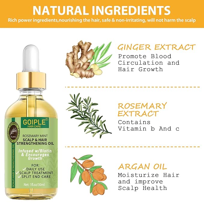 Goiple Edge Control Wax for Women - Strong Hold, Non-Greasy Smoother, Styling Wax for Black Hair - No Flaking, Rosemary Oil for Growth, Braiding Gel, Braid Mousse, Shine