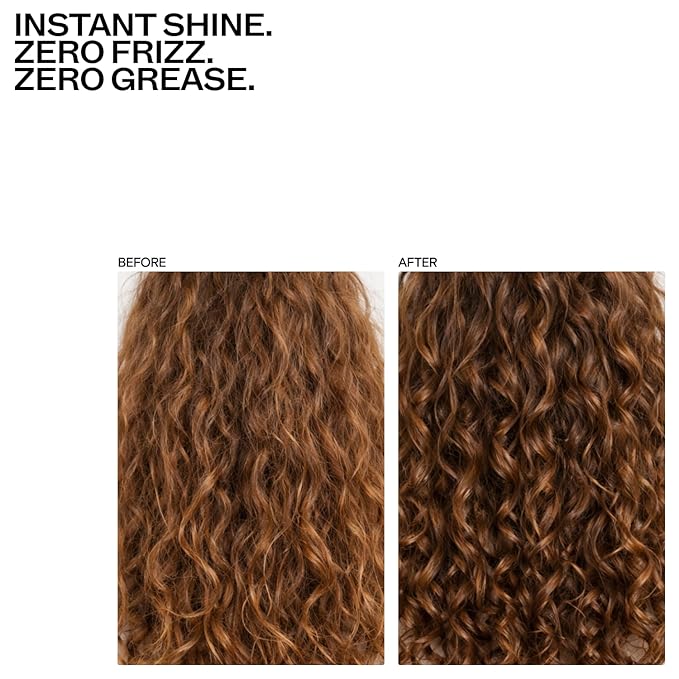 Korean Deep Hydrating Hair Oil for Frizzy Dry Damaged - Instantly Controls Frizz, Adds Shine, Softens Split Ends - Lightweight Nourishing Oil, Moisturizing Heat Protectant - 24-Week Supply