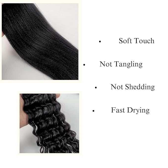 Kids Braiding Hair Pre stretched 16 inches Yaki ez Braid Braiding Hair for Kids Knotless Boho Braids