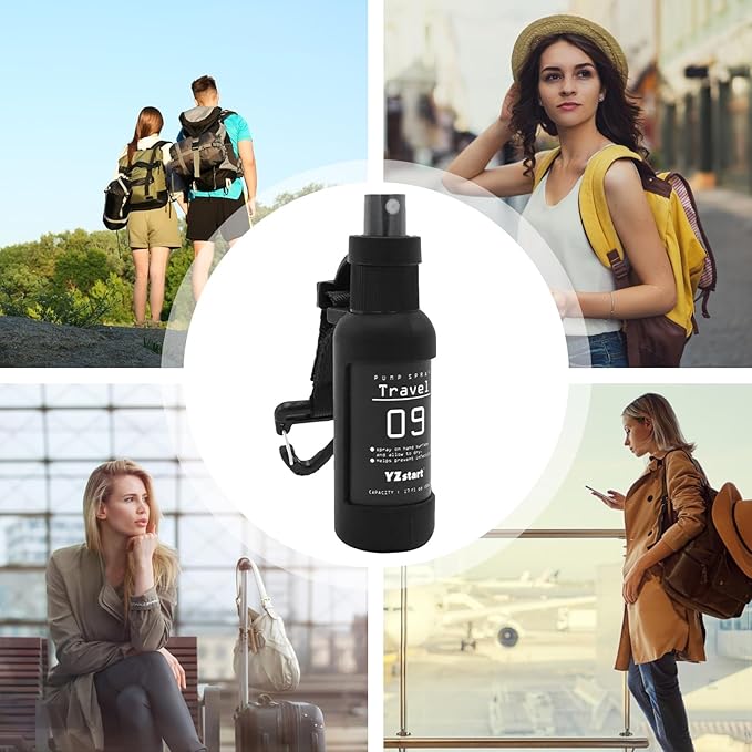 Continuous Spray Bottles, Ultra Fine Mist Sprayer, 50ml Small Refillable Liquid Containers, Spray Bottle For Hair For Travel/Hairstyling/Plants/Cleaning/Water/Salons