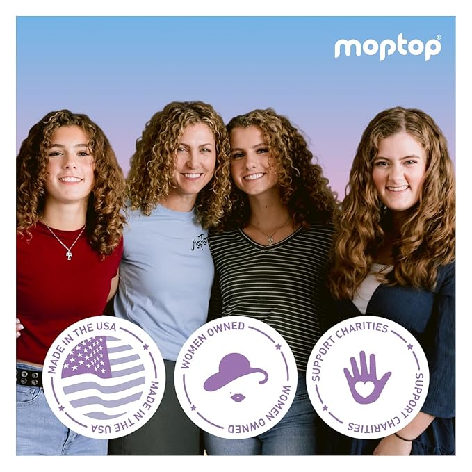 MopTop Leave In Conditioner for Curly Hair – Hair Moisturizer to Soften, Moisturize & Hydrate, Anti Frizz for All Textures & Curl Types, Sulfate & Paraben Free Hair Conditioner