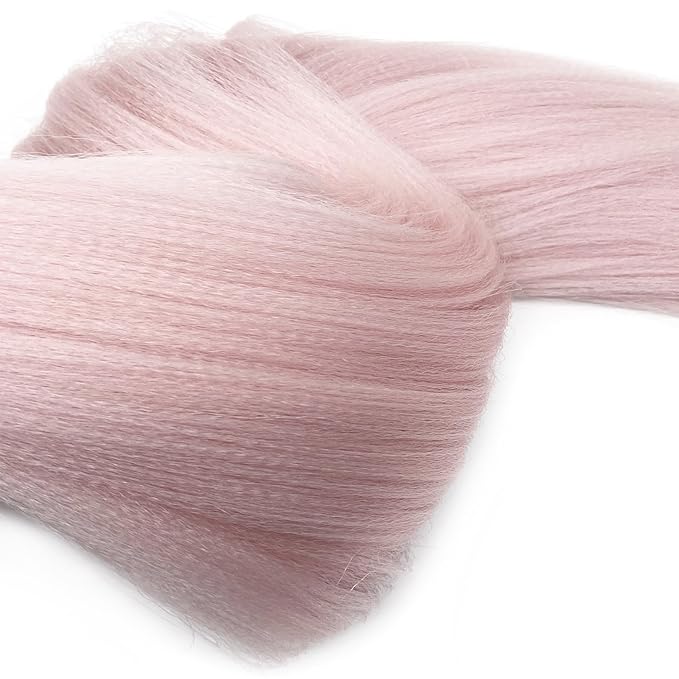 Rose Gold Braiding Hair Pre Stretched 30 inch Colored Hair Extensions for Braiding Pre Stretched Braiding Hair Kanekalo Box Braids Long Micro Knotless Prestretched Braiding Hair (Pack of 3)