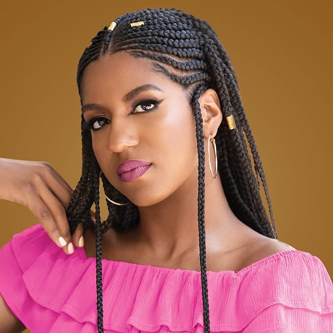 African Pride Black Castor Miracle Extra Hold Braid, Loc, Twist Gel - Extreme Hold Braiding Hair Gel, Edge Control & Tames Frizz, No Flake | Natural Ingredients, Coconut Oil | 8oz