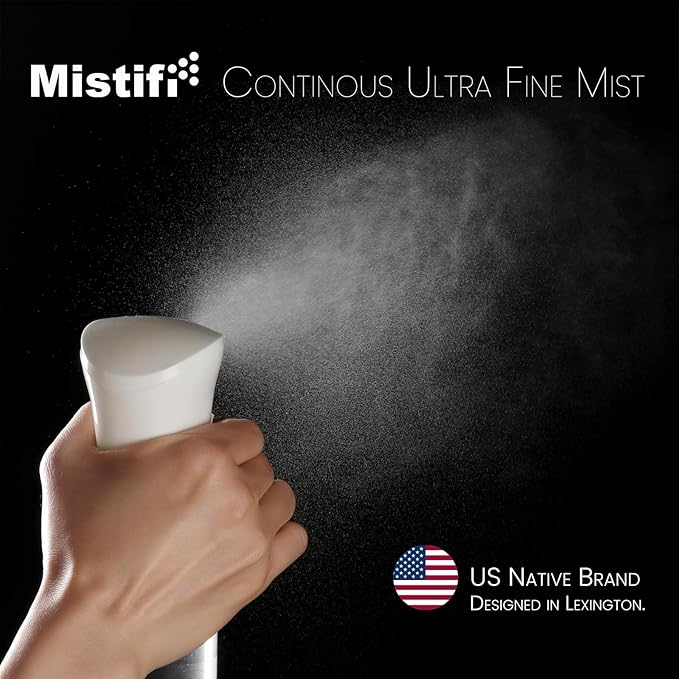 Mistifi Garden Mist – Continuous Ultra Fine Mist Spray Bottle for Plants, Gardening, Flowers, Indoor & Outdoor Use, Refillable Large Mister(500ml 1Pc, Transparent bottle)