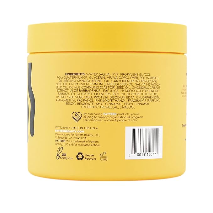 PATTERN Beauty by Tracee Ellis Ross Strong Hold Hair Gel, firm Hold w Sea Moss for Curly Hair 3a-4c