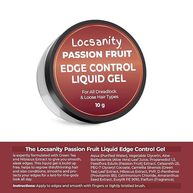 Locsanity Natural & Organic Loose Natural Sample Travel Kit, Gentle 2-in-1 Shampoo/Conditioner, Deep Moisturizing Conditioner, Hair Oil, Detangler Leave-in Conditioner, Smooth Liquid Edge Gel