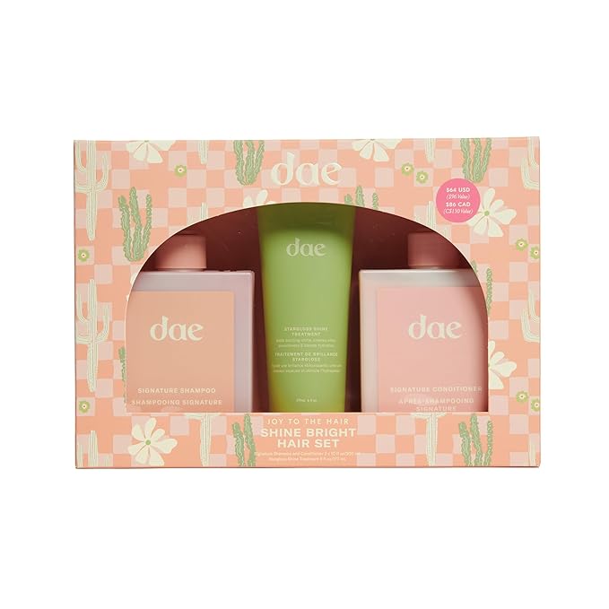 DAE Shine Bright Set (Signature Shampoo, Signature Conditioner & Stargloss Treatment)