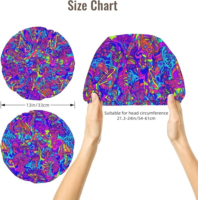 Satin Silk Bonnet for Sleeping Women Double Layer Sleep Hair Bonnets Caps for Curly Braid Hair