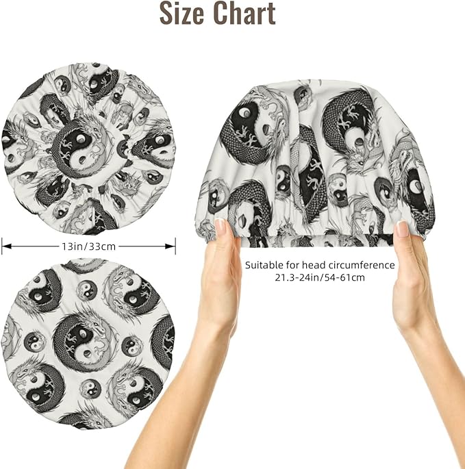 Silk Hair Bonnet for Sleeping, Double Layer Hair Bonnet for Curly Natural Frizz