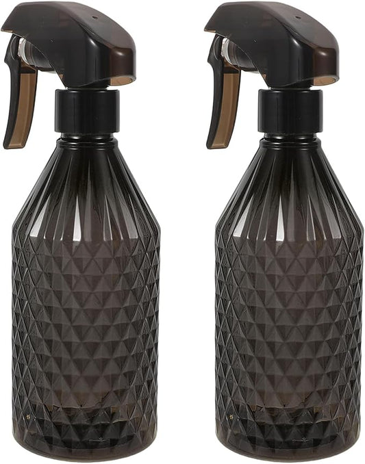 2pcs Continuous Spray Bottle for Hair Care - Barber Water Misting Bottle 200ml with Steel Ball Refillable Fine Mist Sprayer for Home Barber Salon