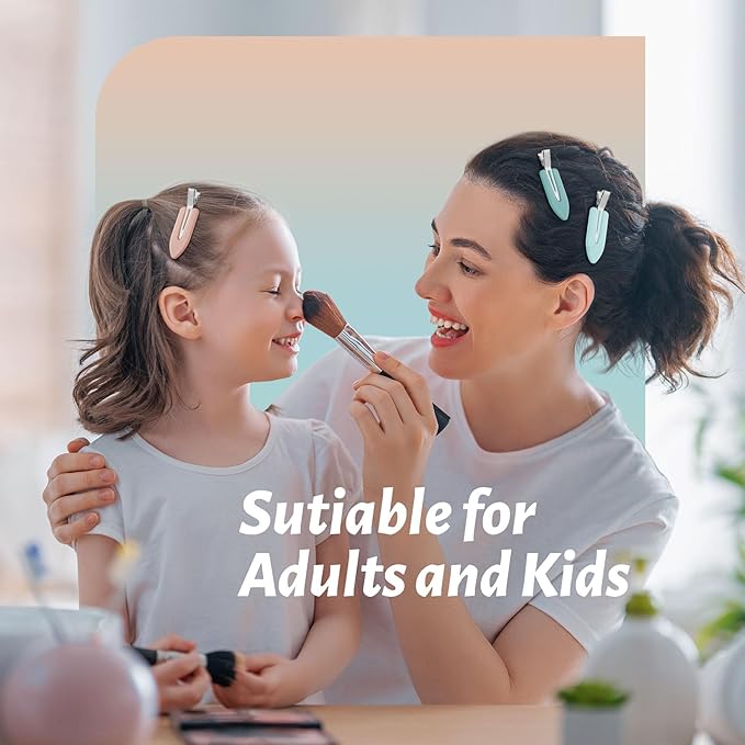 8 Pcs No bend Hair Clips No Crease Makeup Hair Clip Duckbill Clip No Dent Creaseless Alligator Hair Barrettes for Salon Hairstyle Women Girls Makeup Accessories (Yellow)