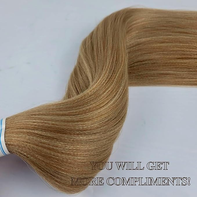 Ash Blonde Straight Braiding Hair for Ez Braids Pre stretched Knotless Braiding hair