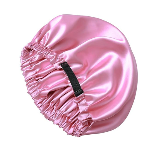 Silk Bonnet for Sleeping Women,Adjustable Satin Bonnet for Women Curly Natural Hair,Double Layer Anti Frizz Soft Sleep Cap.