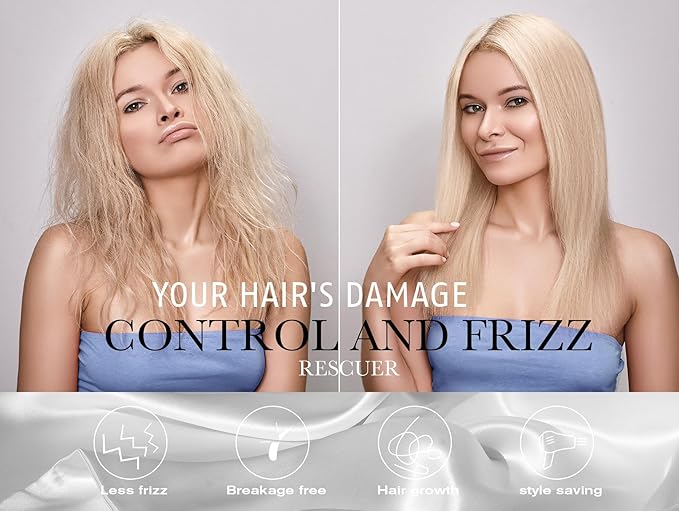 100% Mulberry Silk Pillowcase for Hair and Skin, 22 Momme Pure Natural Silk Pillow Case Both Sided with Zipper, Pillow Cover for Women Mom Men (White, Queen 20''×30'', 1 Pack)