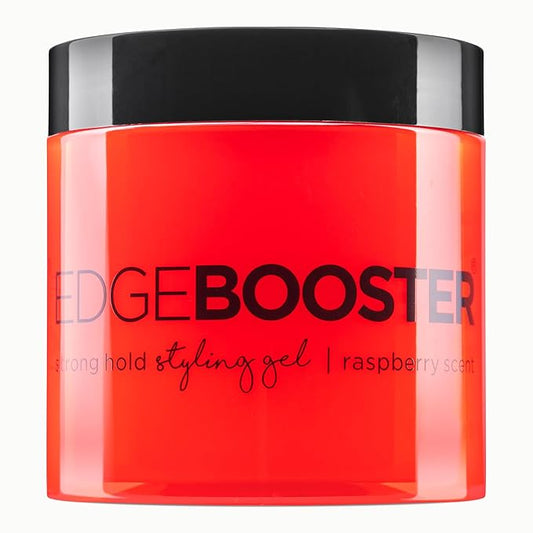 Style Factor EDGE BOOSTER® Strong Hold Styling Gel | Alcohol-Free Hair Gel with Camellia Sinensis Seed Oil for Curly, Wavy & Sleek Styles | Frizz Control, Long-Lasting and Flexible Hold (16.9oz)