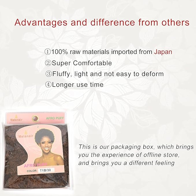 Afro Puff Drawstring Ponytail with Bangs ponytail extension for black women Short Curly Clip in Wrap Updo Hairpiece(T30) (No bangs, T30#)