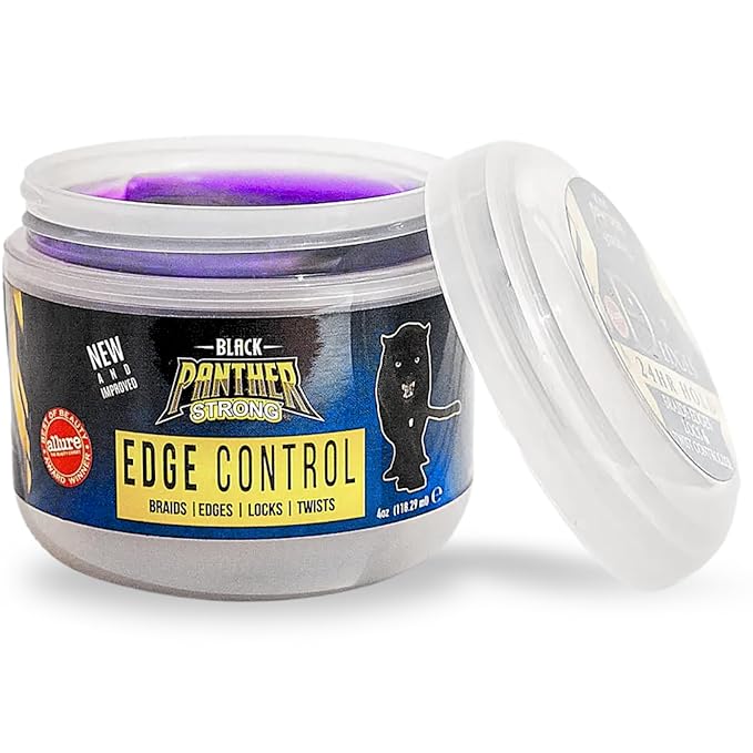 Edge Control Flexible Strong Hold For Natural and Relaxed Hair, Excellent Braiding Gel - Natural Instant 4C Edge Control.