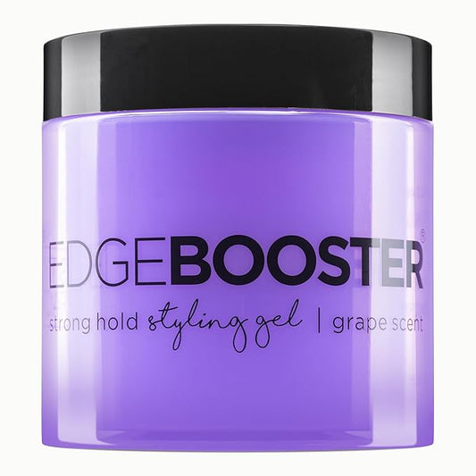 Style Factor EDGE BOOSTER® Strong Hold Styling Gel | Alcohol-Free Hair Gel with Camellia Sinensis Seed Oil for Curly, Wavy & Sleek Styles | Frizz Control, Long-Lasting and Flexible Hold (16.9oz)