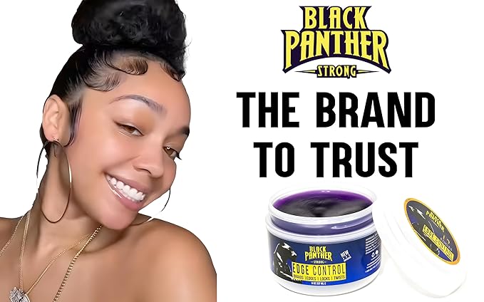 Edge Control Flexible Strong Hold For Natural and Relaxed Hair, Excellent Braiding Gel - Natural Instant 4C Edge Control.