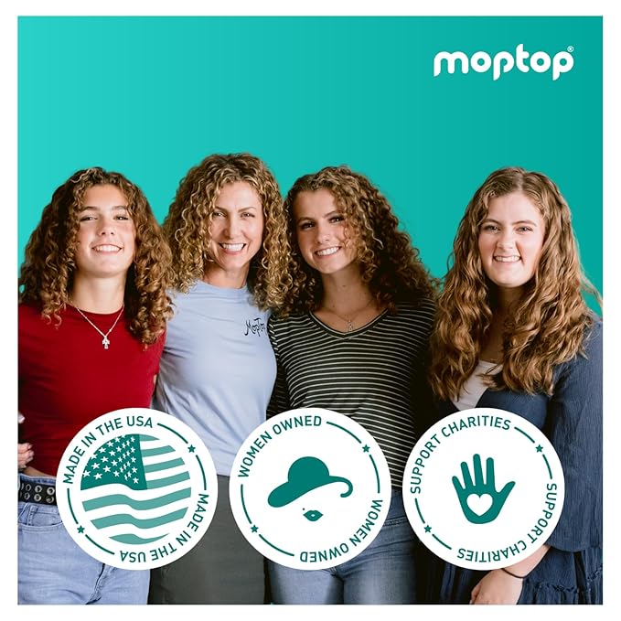 MopTop Curl Cream - Moisturizing Curl Activator for Frizz Control & Volume, Curl Styling Cream for Wavy, Curly & Coily Hair, Made with Junk-Free Natural Ingredients (Citrus Kumquat Fragrance, 2.5oz)