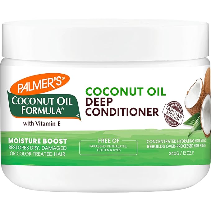 Palmer's Coconut Oil Formula Moisture Boost Deep Hair Conditioner, 12 Fl Oz