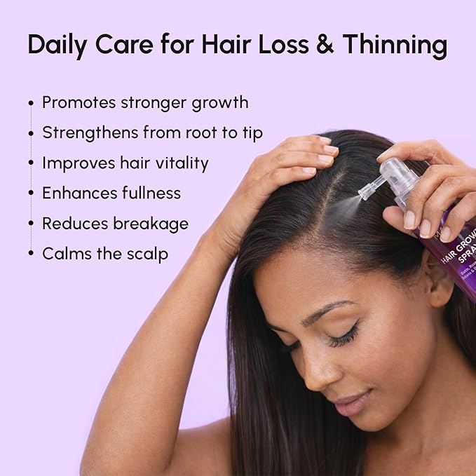 MAREE Hair Growth Spray – Caffeine, Batana, Castor & Rosemary Oil for Hair Growth – Products for Women & Men – Hair Oils for Hair Growth – Hair Thickening Spray for Roots – Hair Regrowth & Scalp Care