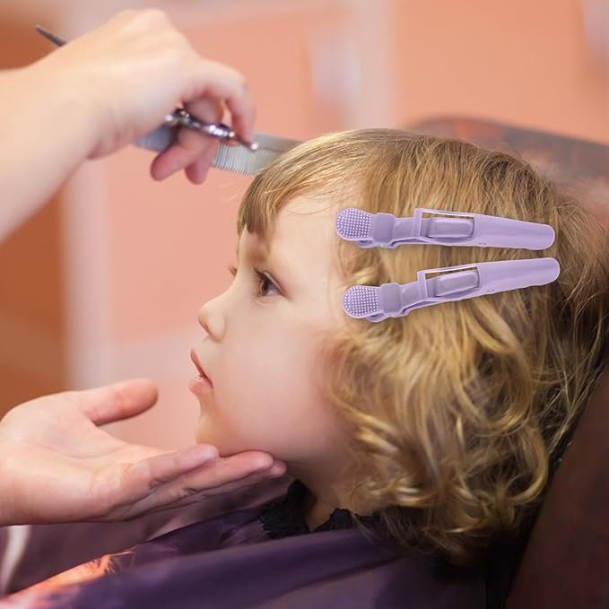 24 Pack Alligator Hair Clips, Professional Clips for Hair Sectioning, Hair Styling Accessories for Women Men Girls Teens,Multicolor（Blue，Black，Purple ，Light Purple ，Orange）