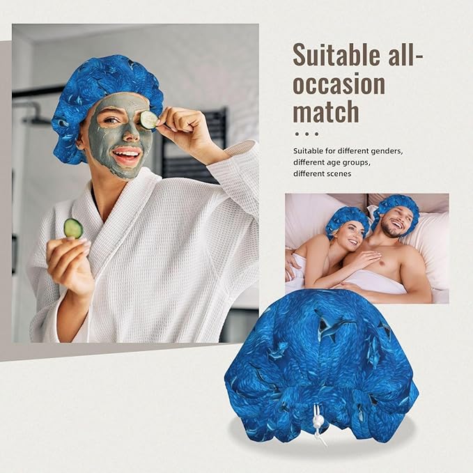 Silk Hair Bonnet for Sleeping, Double Layer Hair Bonnet for Curly Natural Frizz