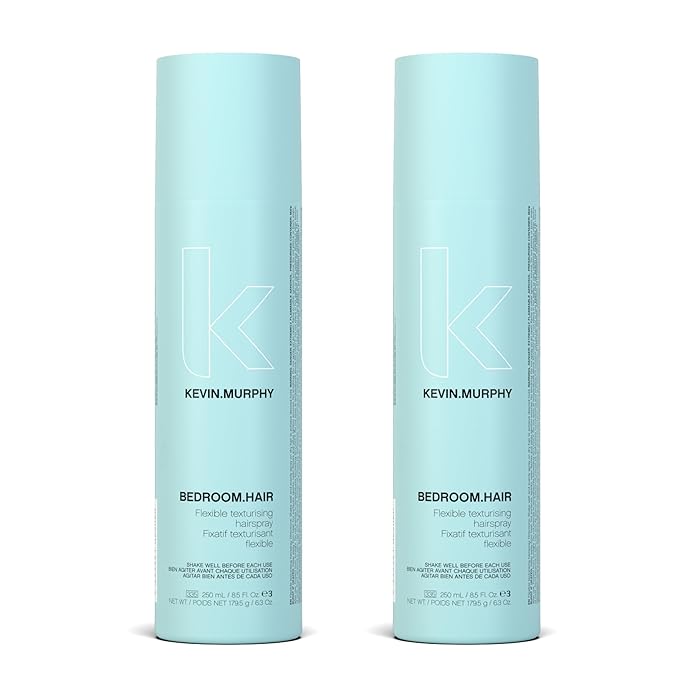KEVIN.MURPHY BEDROOM.HAIR - Flexible Texturising Hair Spray - For All Hair Types - Hair Care for Effortless Bedroom Hair - With Ginger Root Extract - 250 mL / 8.5 fl oz (Pack of 2)