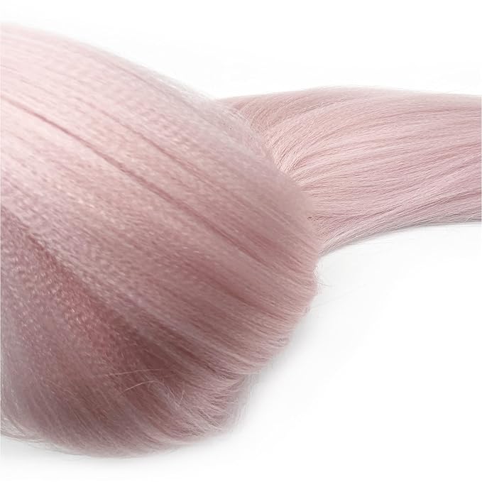 Rose Gold Braiding Hair Pre Stretched 30 inch Colored Hair Extensions for Braiding Pre Stretched Braiding Hair Kanekalo Box Braids Long Micro Knotless Prestretched Braiding Hair (Pack of 3)