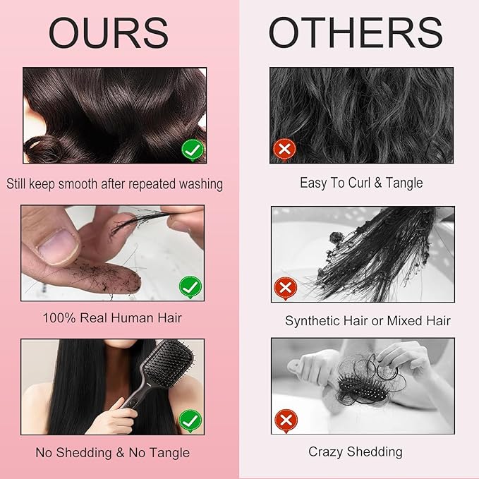 12A Body Wave Bundles Human Hair 14 16 18 Inch Human Hair Bundles 100% Unprocessed Brazilian Virgin Hair 3 Bundles Weave for Women Natural Color