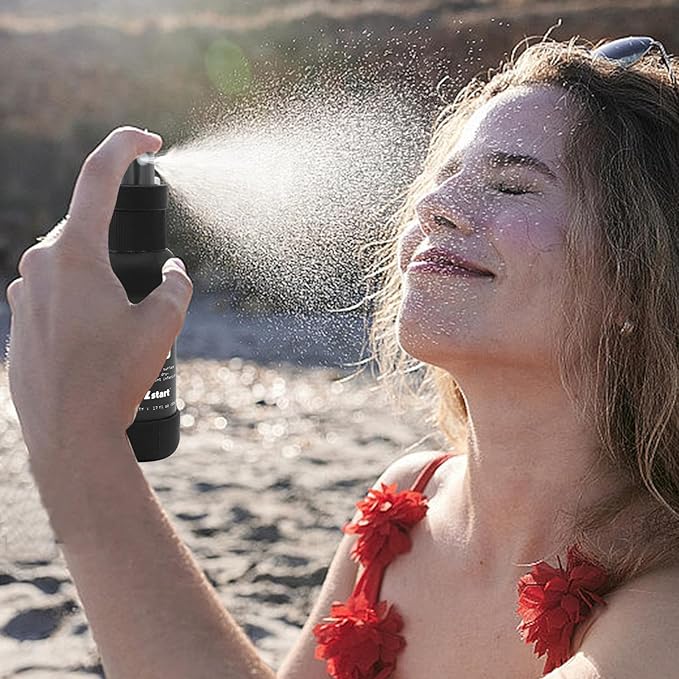 Continuous Spray Bottles, Ultra Fine Mist Sprayer, 50ml Small Refillable Liquid Containers, Spray Bottle For Hair For Travel/Hairstyling/Plants/Cleaning/Water/Salons