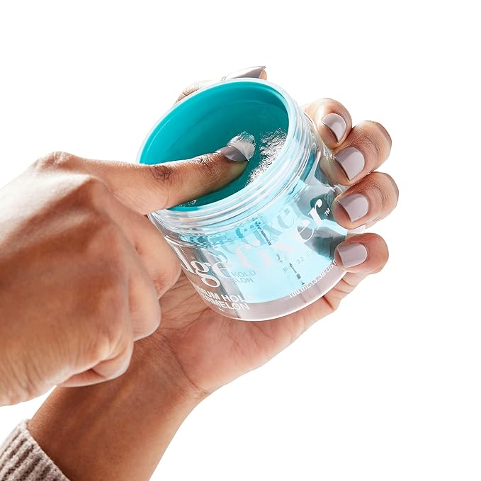 Red by Kiss Edge Fixer Hair Shine Gel, 24 Hour Max Hold, Non-Flaking, Biotin B7 Infused, Natural Styling, Professional Edge Control Wax, Perfect for Braiding (Watermelon)