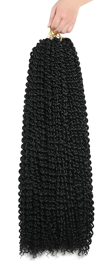 FUTAI Passion Twist Hair 7 Packs 24 Inch Pre Looped Water Wave Crochet Hair Bohemian Braids for Black Women