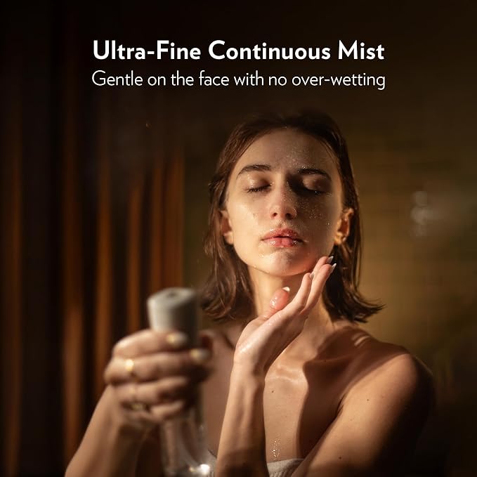 FLAIROSOL MyStyle, Spray Bottle for Hair - Small Travel Spray Bottle, Ultra Fine Continuous Water Mist for Face, Hairstyling, Salon, Cleaning, Beauty, Toners, Hydration & Makeup, 3.04oz / 90ml, White