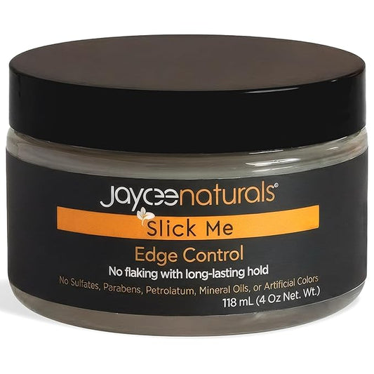 Slick Me Edge Control for 4C Hair - Water-Based Hair Gel Firm Hold for Textured Hair, Locs, Braids & Updos - Long-Lasting Hold, No Residue, Non Greasy No Flaking, 4 Oz
