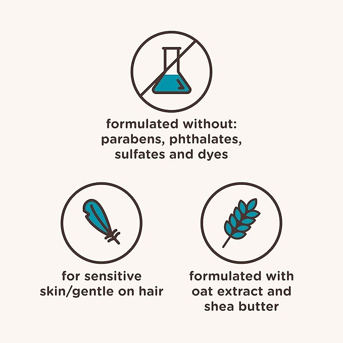 Aveeno Kids Curly Hair Conditioner, Hydrating Conditioner, Kids Curly Hair Products, Oat Extract & Shea Butter, Gentle Scent, 12 fl. oz (Pack of 1)