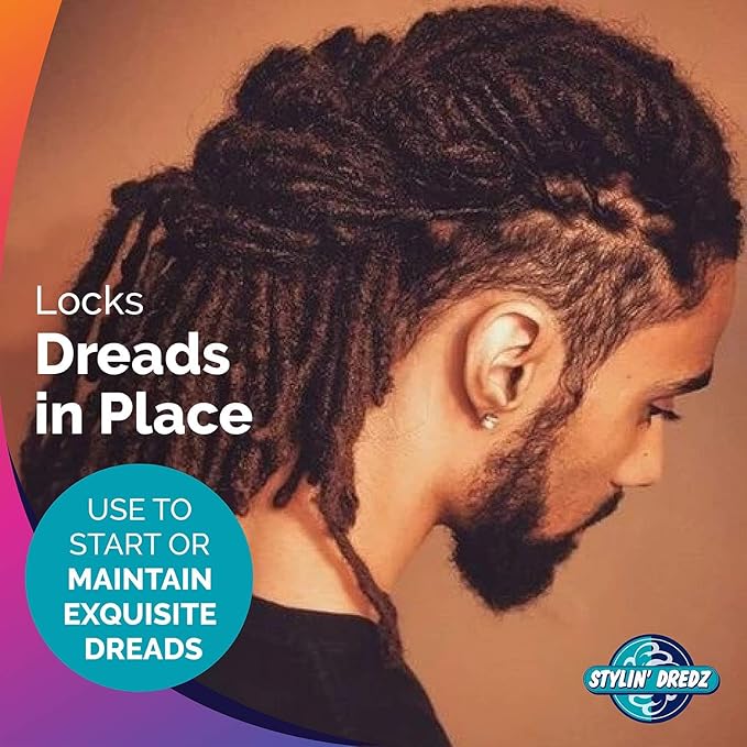 Stylin Dredz Mouldin' Gel Wax - Loc n Twist Gel - Dreadlock Gel Wax with Tea Tree Oil - 125 ml