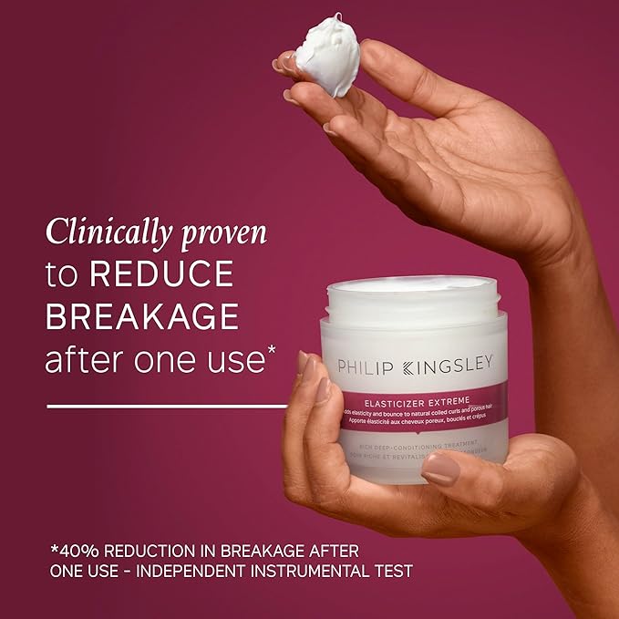 PHILIP KINGSLEY - Elasticizer | Deep Conditioner | Repair Hair Mask Treatment for All Hair Types | Pre-Shampoo Deep Conditioning Mask | Hydrates, Adds Shine and Reduces Breakage and Frizz | 1.35oz