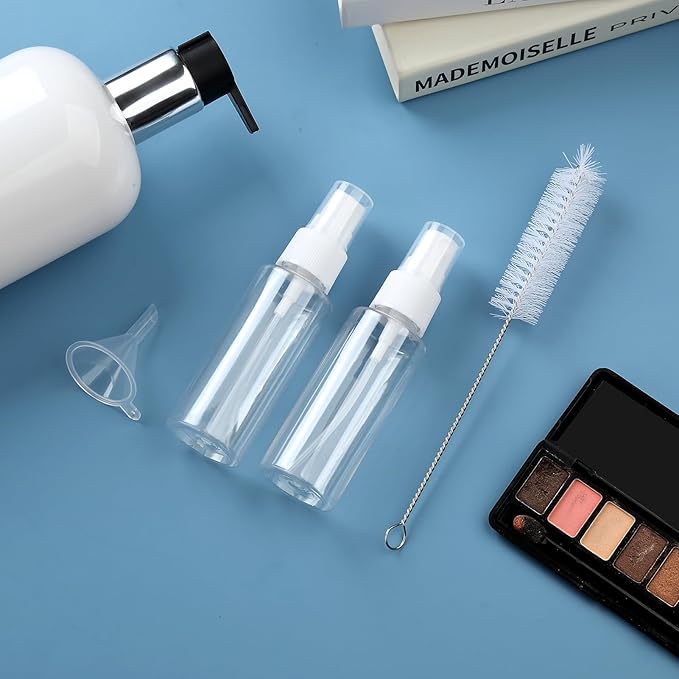 16 Pack Travel Bottles for Toiletries, Large 6oz Silicone Travel Containers jar for Toiletries, Leak Proof Refillable Liquid Shampoo And Conditioner Travel Essentials toiletry Bottles