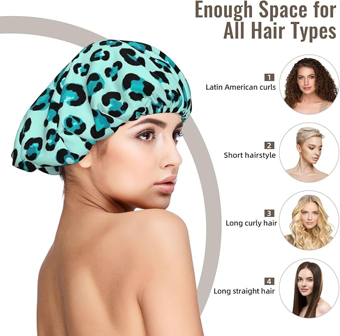 Satin Silk Bonnet for Sleeping Women Double Layer Sleep Hair Bonnets Caps for Curly Braid Hair